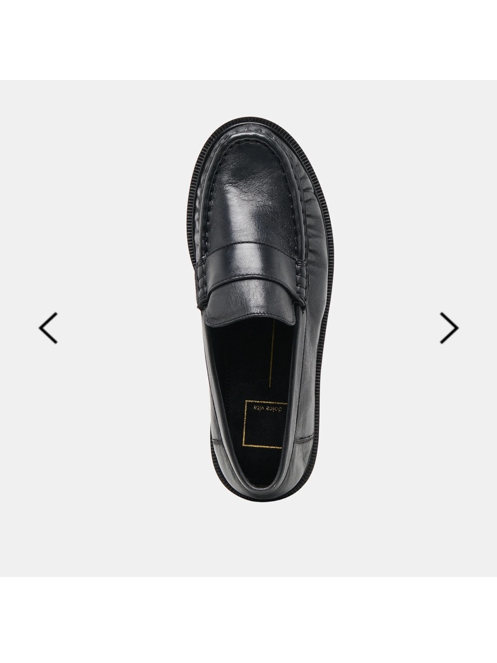 NWT Dolce Vita Bodi Loafers in Black Leather - Picture 10 of 11